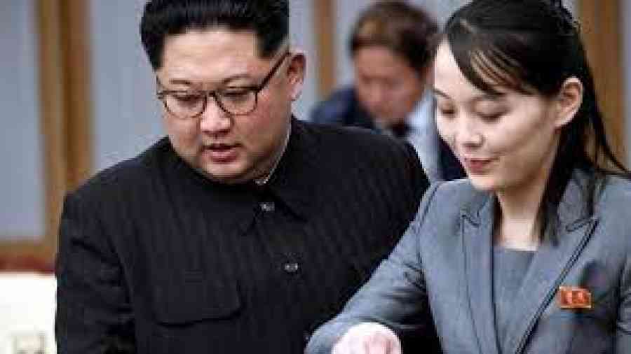 Hermana de Kim Jong-un alerta de “peligroso” acercamiento entre EEUU y Corea del Sur