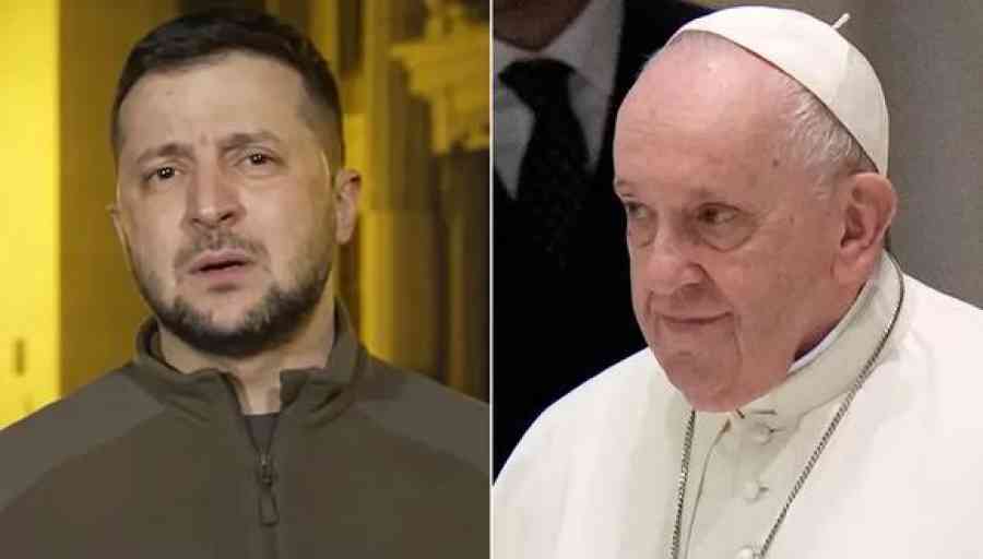 Zelenski llega a Roma para reunirse con el papa tras anuncio de ayuda militar de Alemania