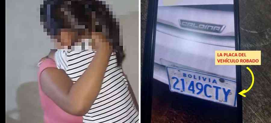 Delincuentes roban un vehículo en el que dormía una niña, pero en su fuga se percatan y la abandonan en una iglesia