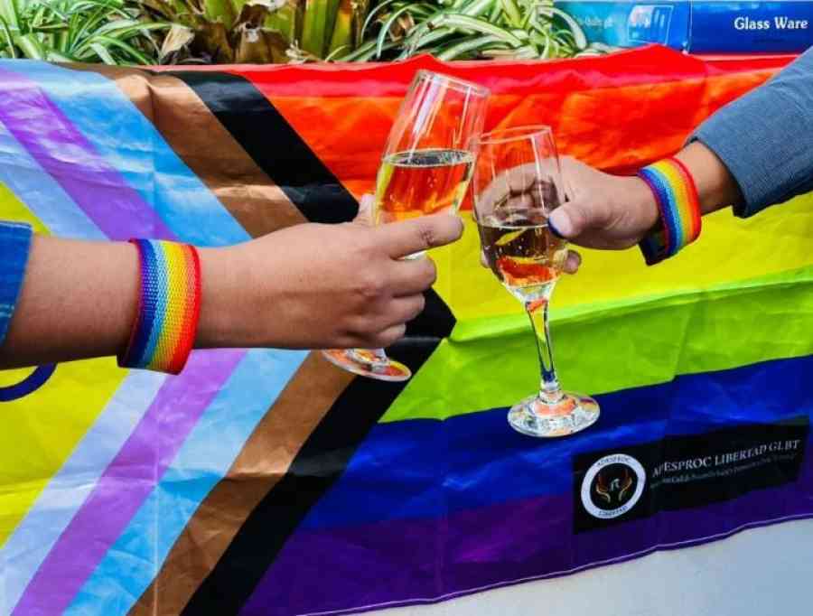 La comunidad LGBTI de Tarija celebró su primera unión civil
