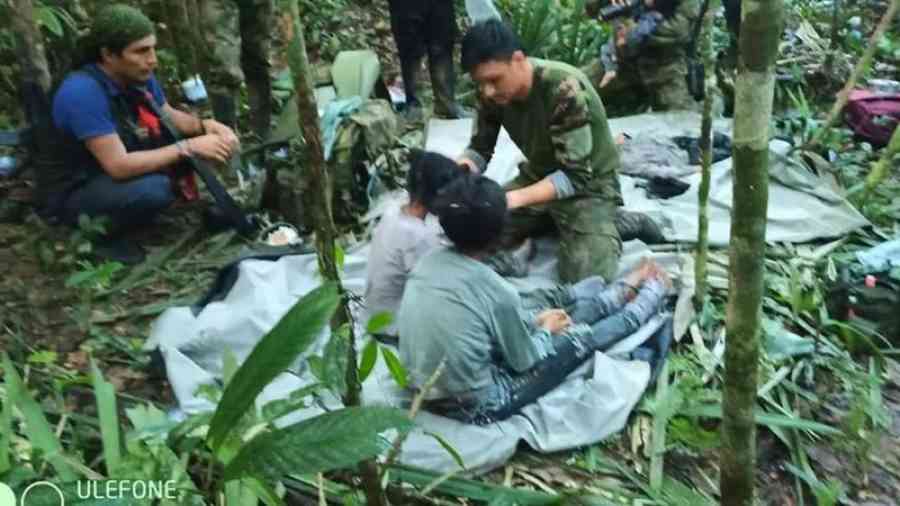 Niños perdidos en la selva de Colombia: hallan con vida a los 4 menores que desaparecieron hace 40 días tras un accidente de avión