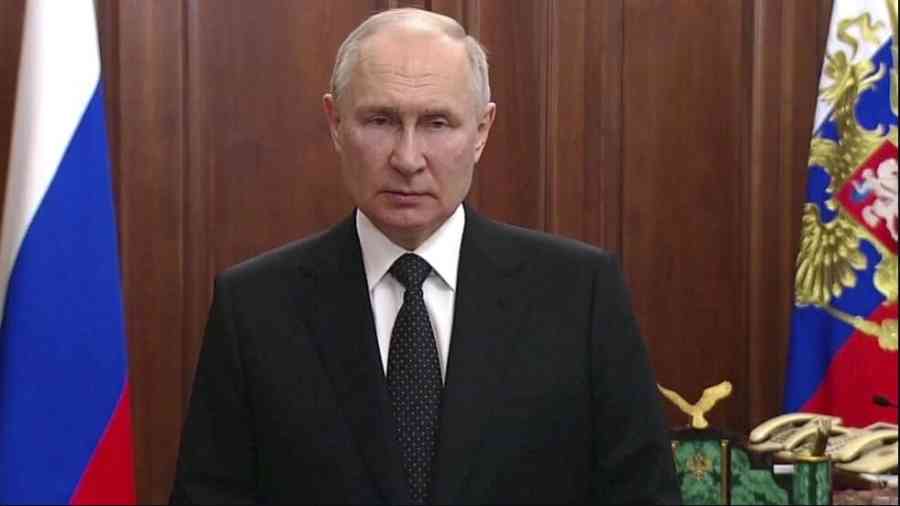 Putin denuncia la "traición" del jefe del grupo Wagner y promete castigo