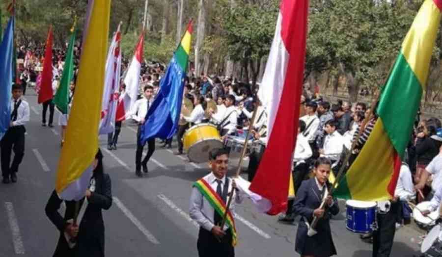 Tarija se prepara para tres días de desfiles por las fiestas patrias y la Parada Militar