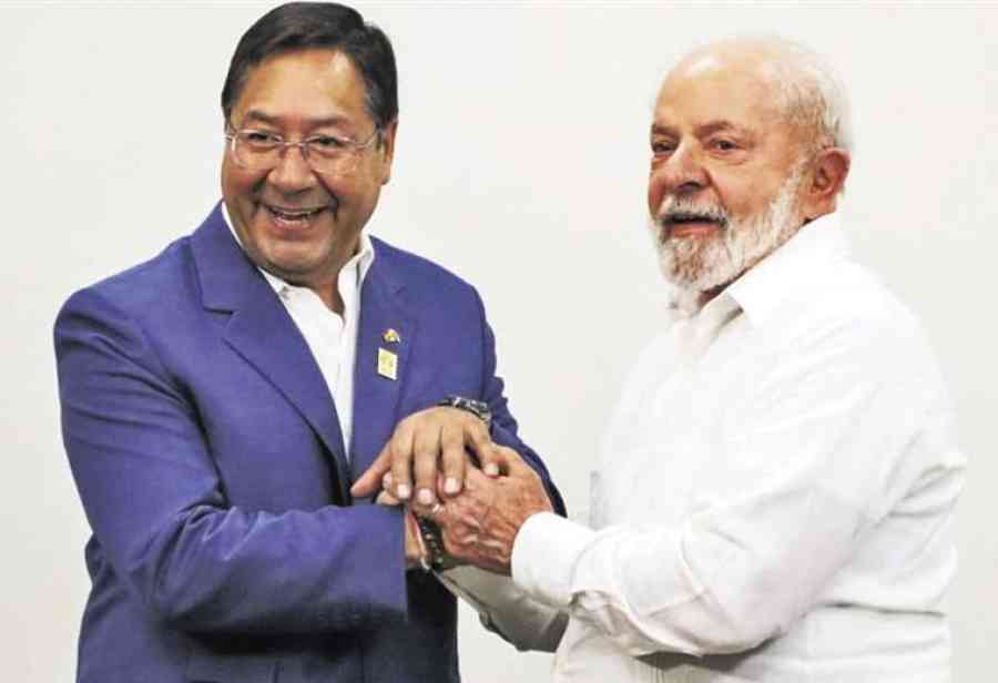Arce habla con Lula de seguridad fronteriza, minería ilegal y narcotráfico