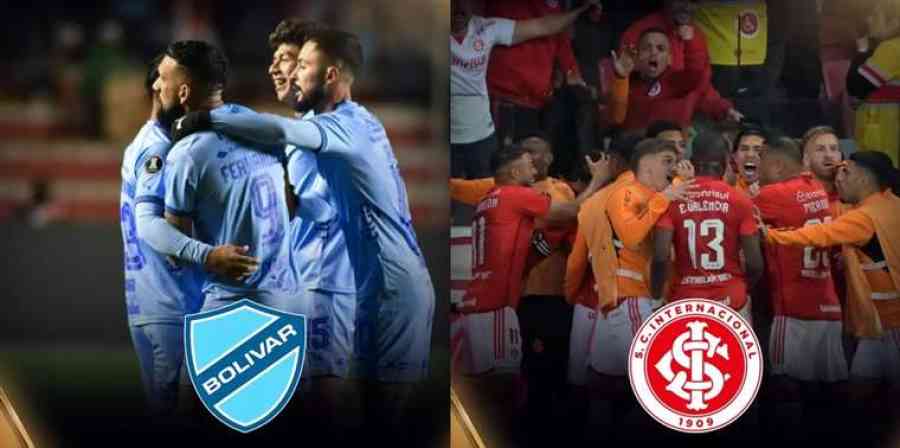 Bolívar vs. Internacional, el 22 y 29 de agosto, por los cuartos de final