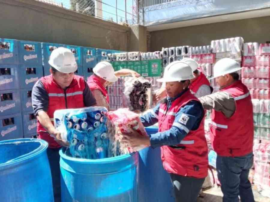 Destruyen 40 toneladas de bebidas alcohólicas en Tarija