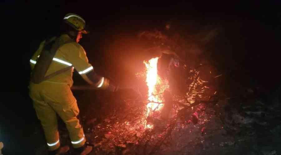 Fogata causa incendio en el Parque Urbano de Tarija