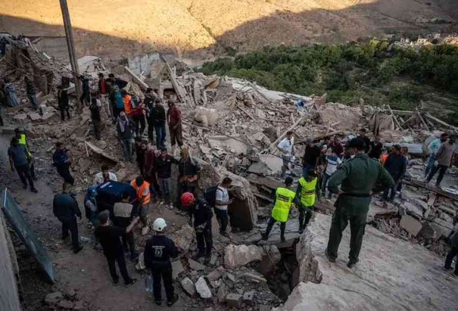 Carrera contra reloj para encontrar supervivientes del sismo de Marruecos