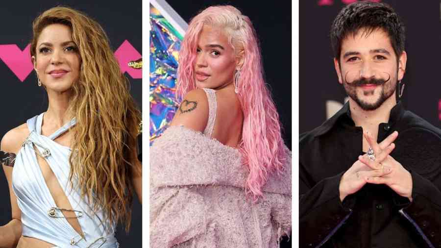 Shakira, Karol G y Camilo encabezan nominaciones de Grammy Latinos que se entregarán en España
