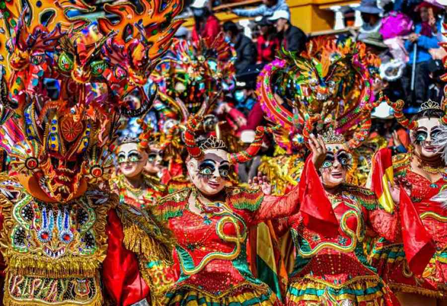 Unidas en la danza, las cinco diabladas del Carnaval de Oruro preparan un espectáculo único