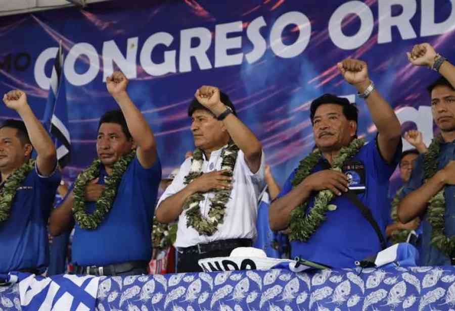Evo inaugura el congreso del MAS: “Ojalá Lucho y David no vengan a gasificar nuestro congreso, eso pedimos. Nada más"