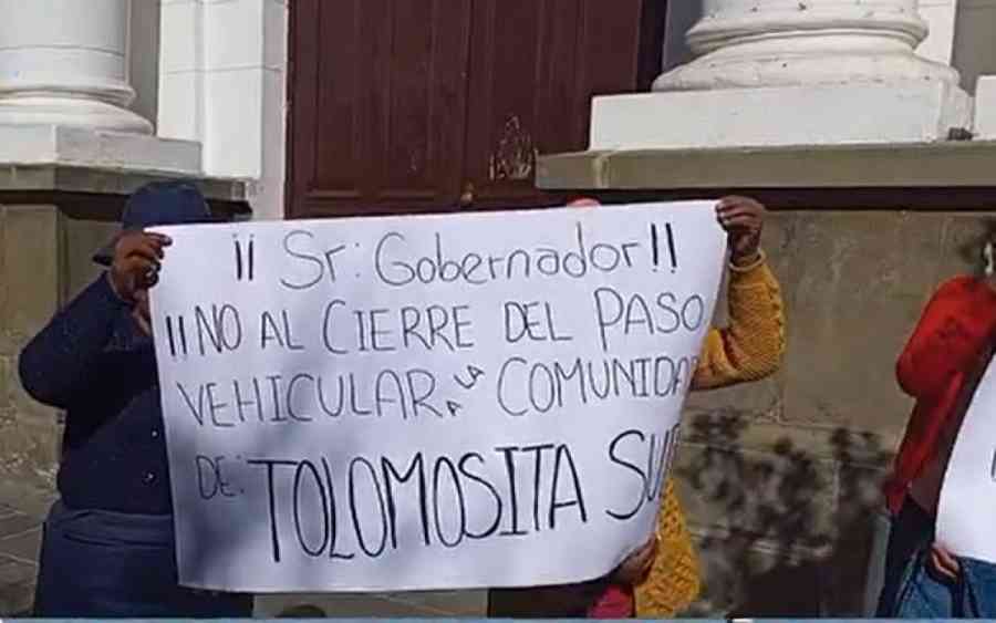 Comunarios de Tolomosita anuncian bloqueos a la Exposur