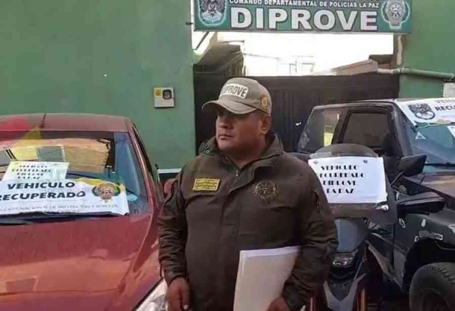 Diprove recupera cinco vehículos robados y aprehende a tres personas