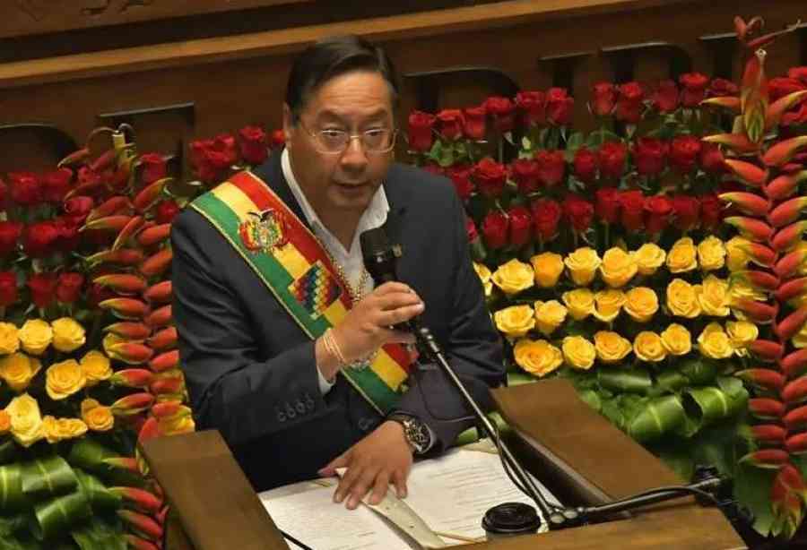 "Hay sabotajes contra nuestro Gobierno": Las 14 frases que resumen el discurso de Luis Arce