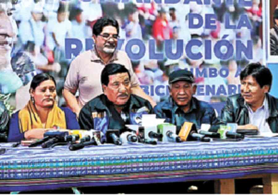 MAS acepta fallo del TSE y reasume su anterior directiva