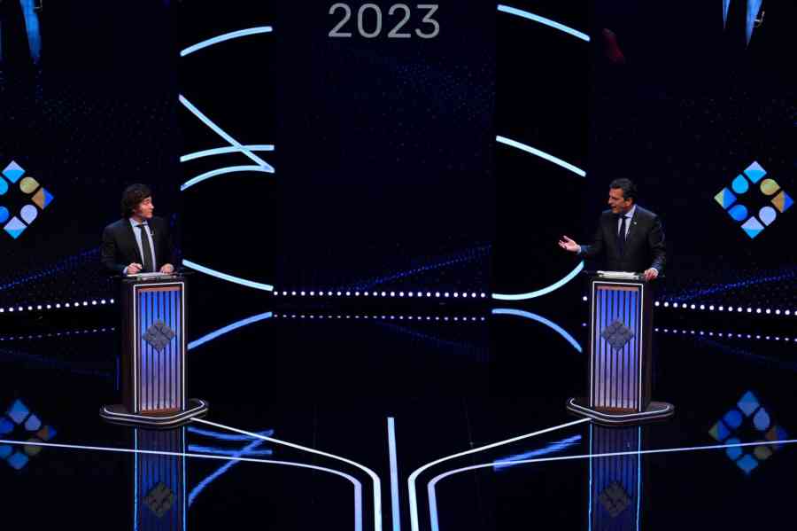 Massa y Milei cruzan ataques en último debate por la presidencia de Argentina