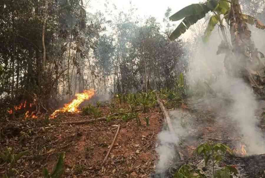 Yucumo se declara en emergencia por incendios forestales y multa a los comunarios que no ayuden a apagarlos