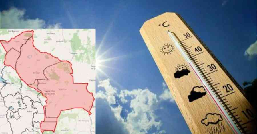 Alerta roja en siete departamentos por altas temperaturas