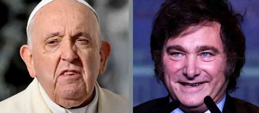 Papa Francisco envía un rosario bendecido a Javier Milei