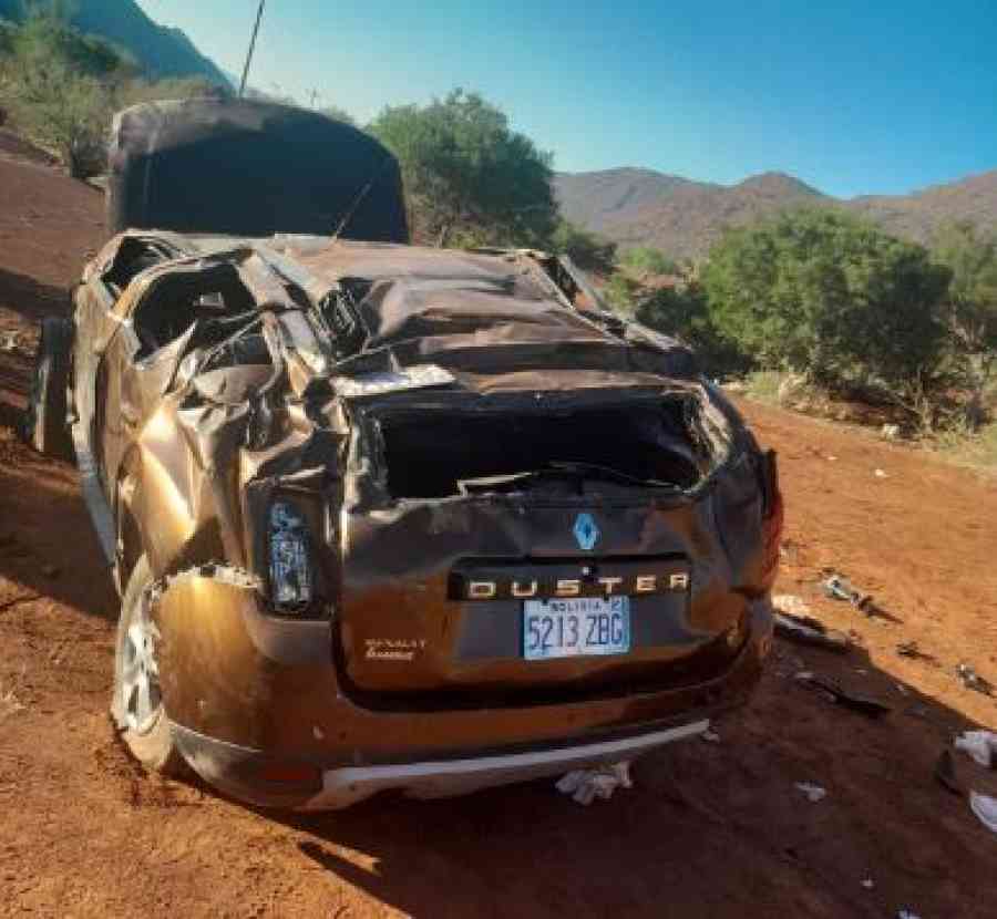 Accidente en la ruta Villa Abecia - Tarija cobra la vida de una joven