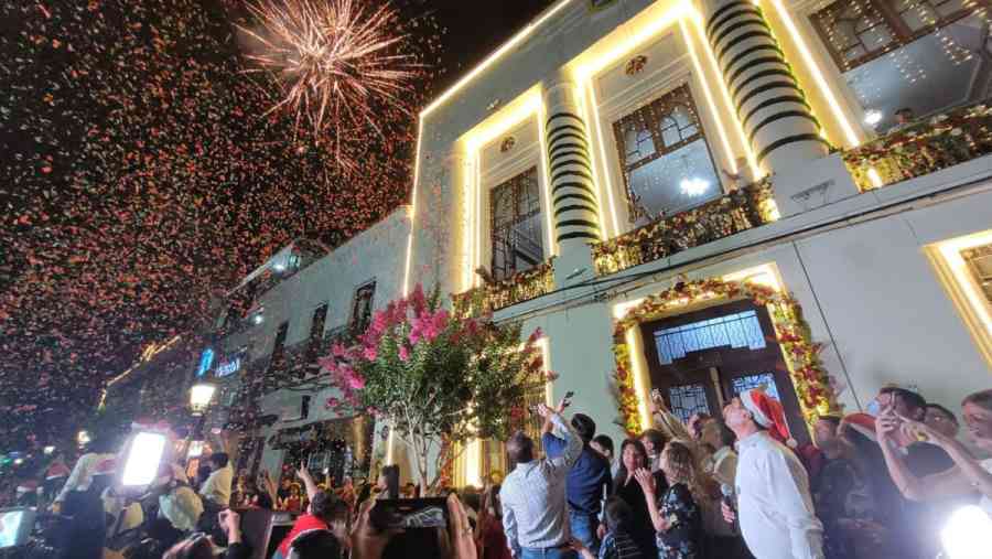 Encendido de luces da inicio a la “navidad chapaca 2023"