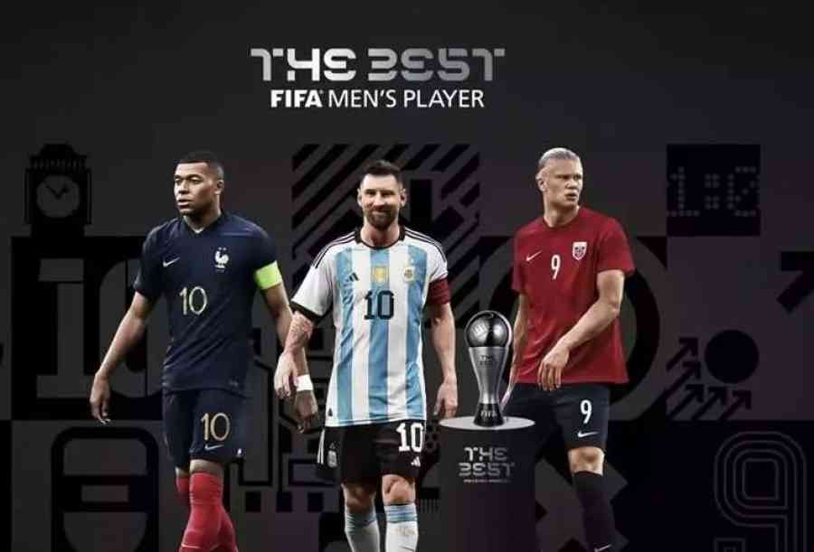 Messi, Mbappé y Haaland, finalistas de los premios The Best