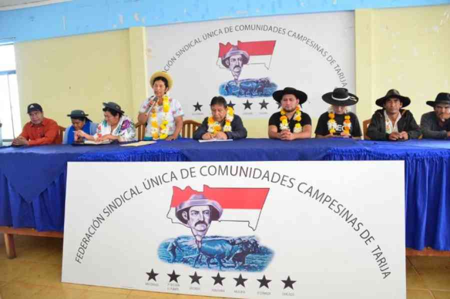 Vicepresidente llama a la unidad y solidaridad en encuentro con campesinos de Tarija