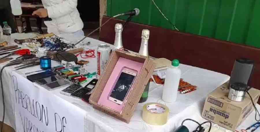 Secuestran alcohol, cuchillos y celulares del penal de Morros Blancos