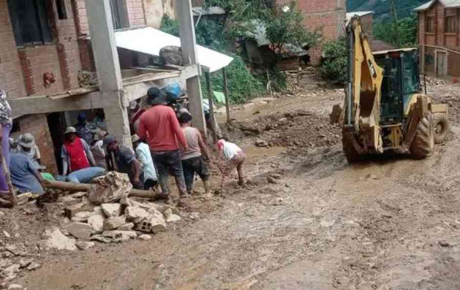 Suman 3.077 familias damnificadas por lluvias e inundaciones; en Pando hay alerta roja