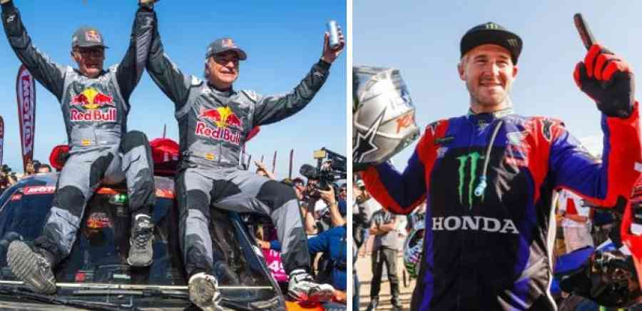 Dakar: Carlos Sainz fue el vencedor en la categoría autos, mientras que el estadounidense Ricky Brabec ganó en motos