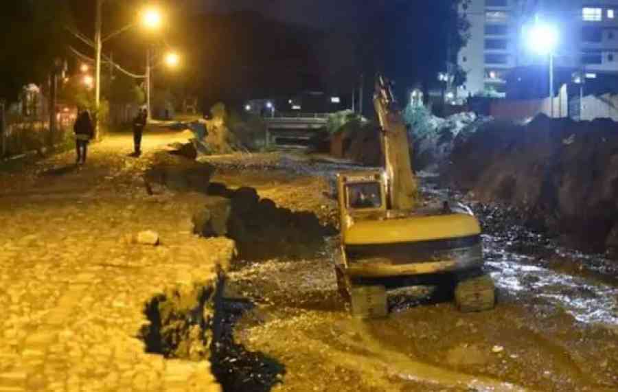 89 casos de emergencia fueron atendidos en La Paz tras dos horas y media de torrencial lluvia