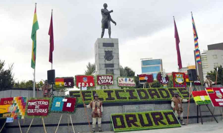 Por la entrada del Carnaval, actos de aniversario de Oruro se adelantarán al 5 y 6 de febrero