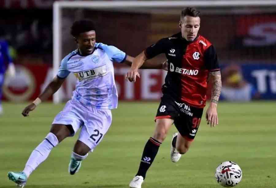 Hazaña de Aurora: con nueve jugadores empató (1-1) con Melgar en Perú y avanzó en la Libertadores