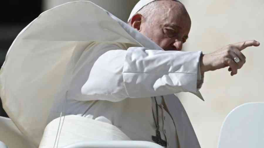 El papa pide "negociar" en Ucrania y Gaza ante el "horror de la guerra"