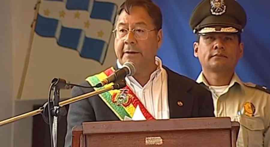 Arce: Bolivia no va tolerar a nuevos golpistas que buscan poder por las buenas o las malas