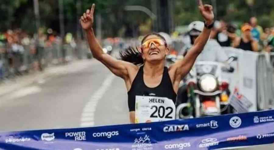 Boliviana Helen Baltazar gana la Maratón Internacional de São Paulo