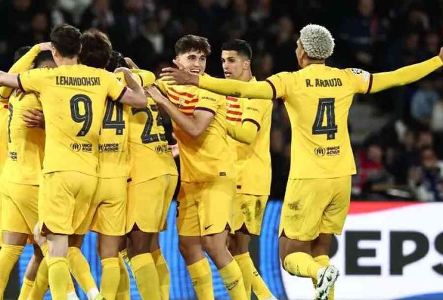 Barcelona venció (2-3) de visitante al PSG en la ida de cuartos de la Champions