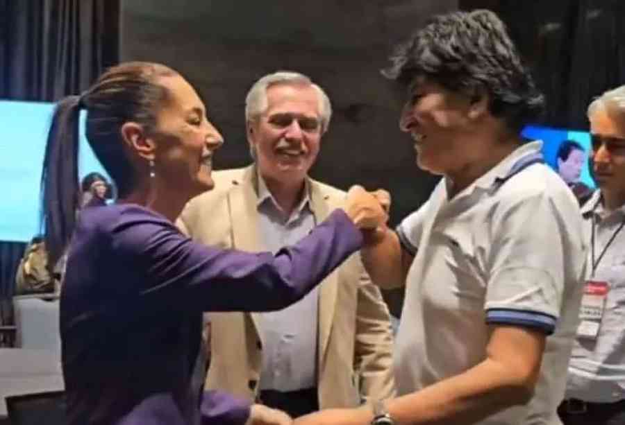 México: Arce celebra el triunfo de Sheinbaum y Evo se reúne con esa presidenta electa