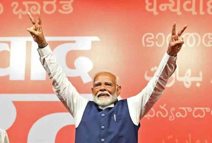 El primer ministro Modi reivindica su tercera victoria en India pero no consigue una victoria aplastante