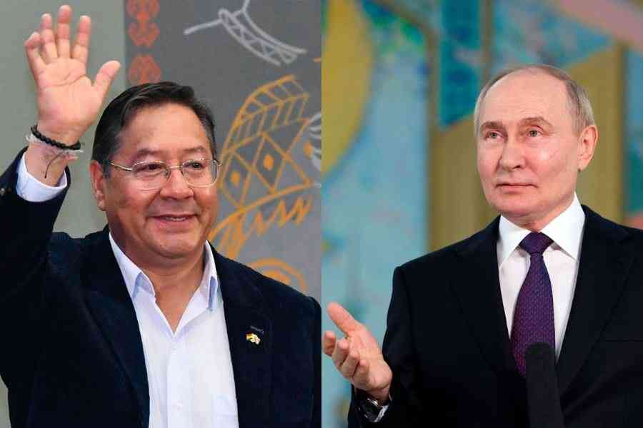 Rusia espera al presidente Arce para reunión con Putin