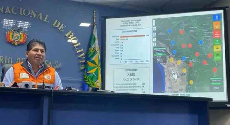 Hay alerta en Bolivia por altas temperaturas, intensos vientos y lluvias
