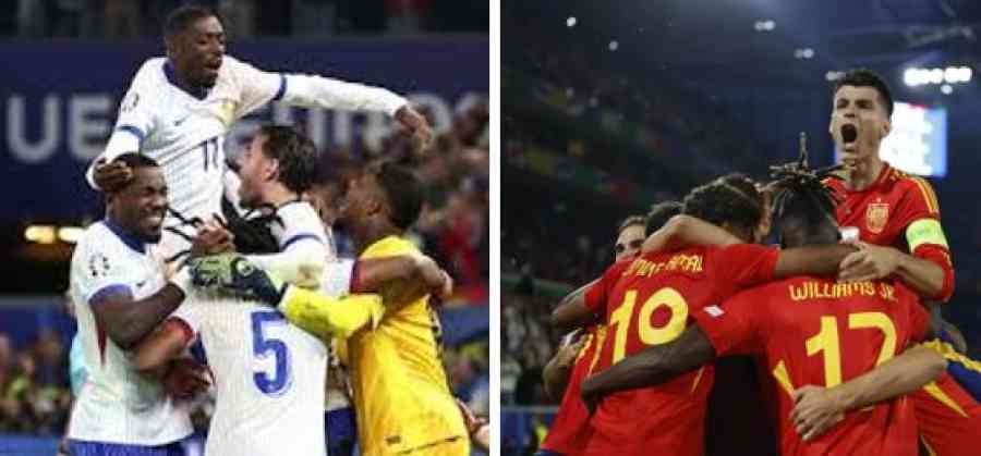 Eurocopa: España derrota a Alemania en alargue y Francia fulmina a Portugal en tanda de penales