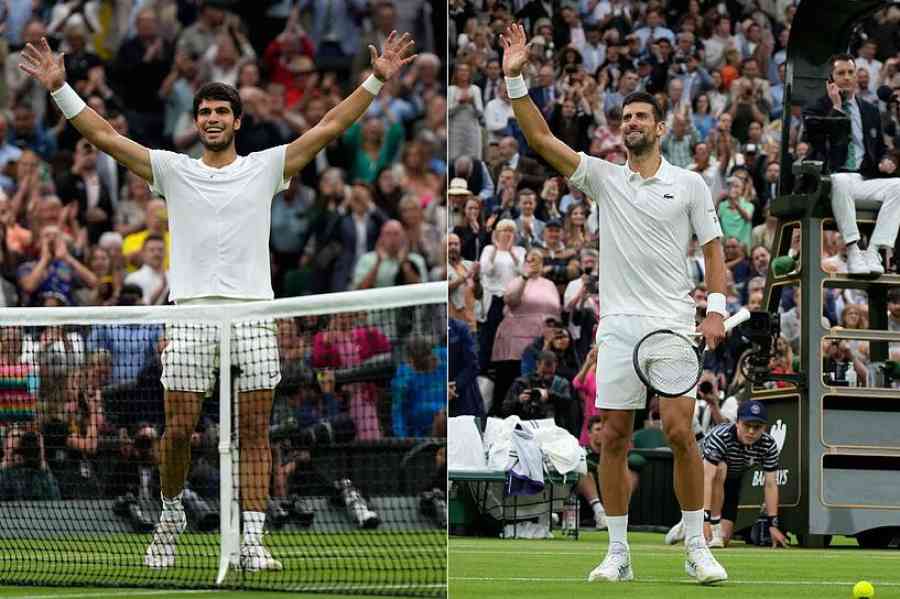 Alcaraz y Djokovic repiten final de Wimbledon en duelo generacional