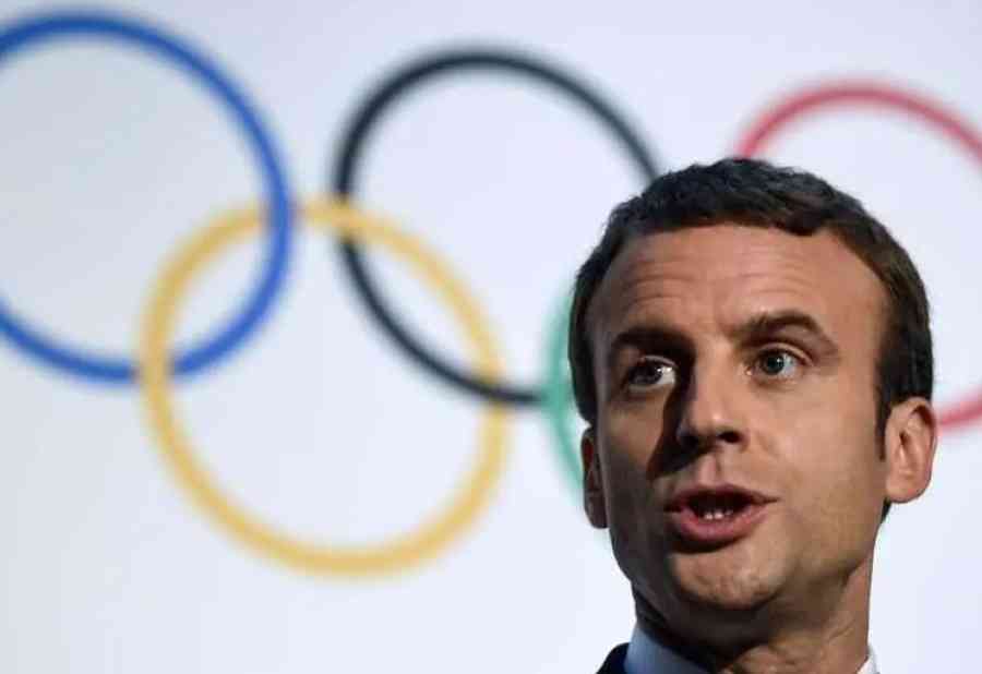 Macron dice que Francia está "lista" para acoger los Juegos de París 2024