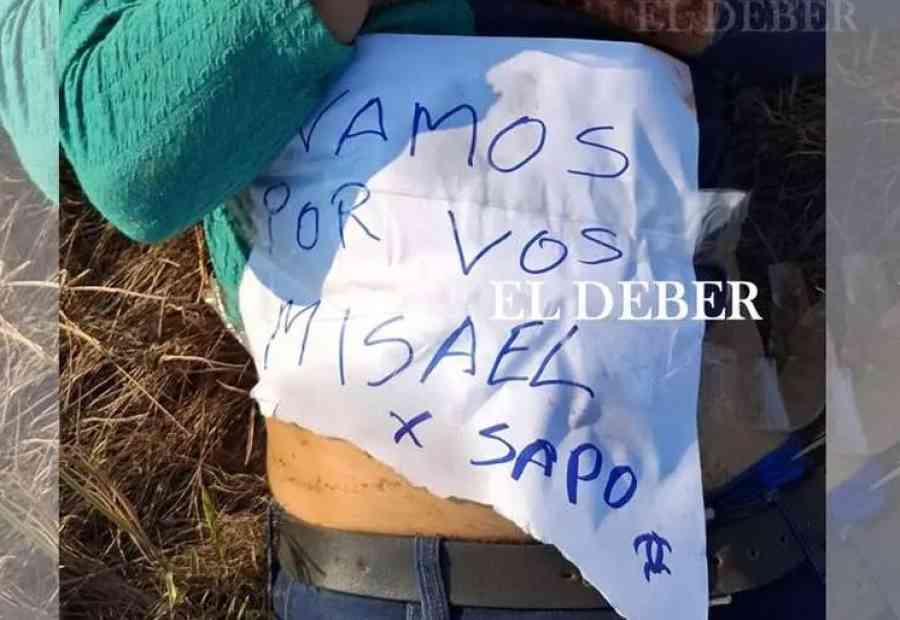 Asesinan a un hombre en Santa Ana de Yacuma, lo maniataron y dejaron escrito en su cuerpo “vamos por vos Misael, por sapo”