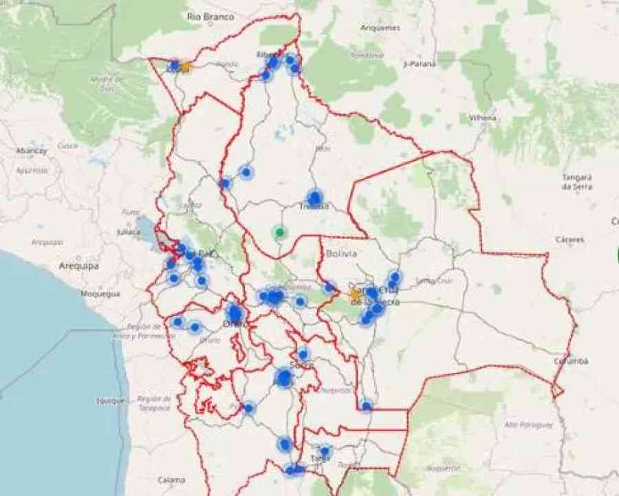 Paro del transporte: reportan bloqueos en los nueve departamentos del país