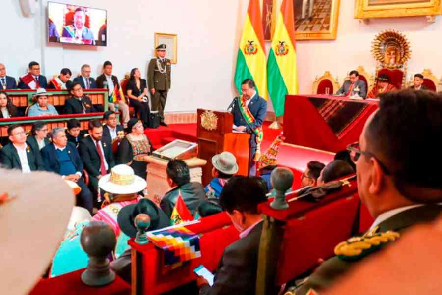 El presidente Luis Arce presidirá los actos por el 6 de agosto en la capital