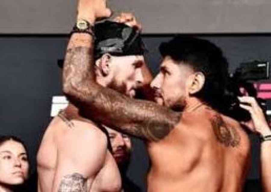‘Chicho’ Medina está listo: cumplió con el peso y el careo para su debut en la UFC