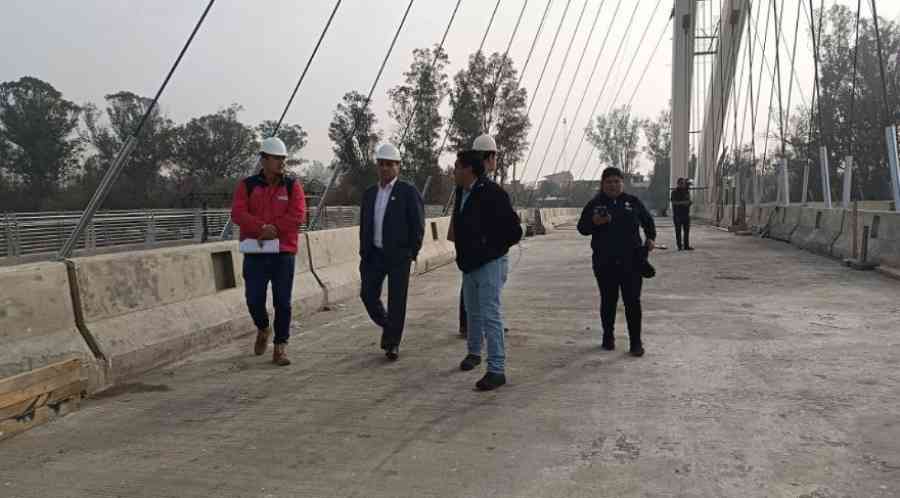 Tarija: Ultiman detalles para concluir el puente 4 de Julio