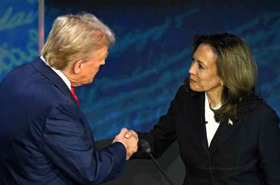 Harris arrincona a un Trump a la defensiva en un áspero debate